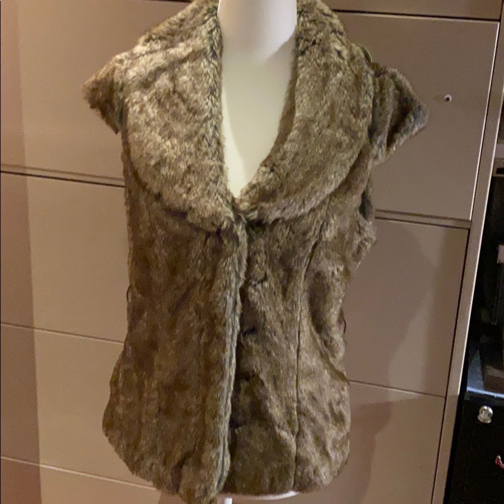 Fur vest. Very soft. Great for winter.